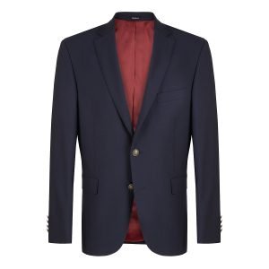 Douglas Visconti Wool Blend Navy Blazer