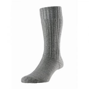 HJ Merino Boot Sock Grey Marl