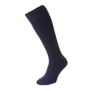HJ Wellington Socks Blue Marl