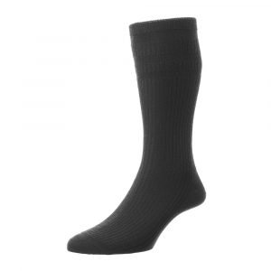 HJ Original Wool Softop Socks Black