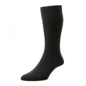 HJ Original Wool Softop Socks Navy