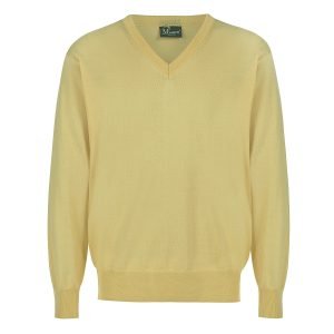 Massoti Lightweight Pure Merino Wool V-Neck Jumper