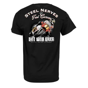 Life Well Lived Steel Nerves Tee