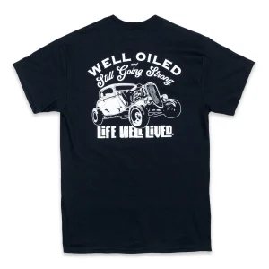 Life Well Lived Well Oiled Car Tee